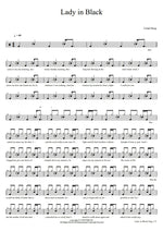 Lady in Black Uriah Heep Full Drum Transcription / Drum Sheet Music COPYDRUM