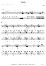 Hometown Station (고향역) Na Hoon A (나훈아) Full Drum Transcription / Drum Sheet Music COPYDRUM
