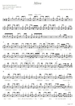 Alive (Live) Israel & New Breed Full Drum Transcription / Drum Sheet Music COPYDRUM