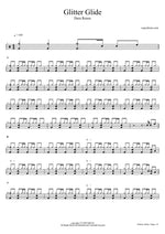 Glitter Glide - Dara Reneé drum sheet music