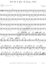 Words I Can't Say (내가 할 수 없는 말) (Feat. Navi) Jung Key (정키) Full Drum Transcription / Drum Sheet Music COPYDRUM