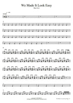We Made It Look Easy Bon Jovi Full Drum Transcription / Drum Sheet Music COPYDRUM