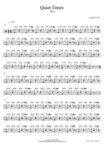 Quiet Times - Dido drum sheet music