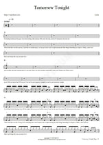 Tomorrow Tonight Loote Full Drum Transcription / Drum Sheet Music COPYDRUM