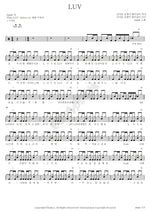Luv (러브) Apink (에이핑크) Full Drum Transcription / Drum Sheet Music COPYDRUM