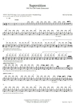 Superstition Phil X and the Drills Full Drum Transcription / Drum Sheet Music COPYDRUM