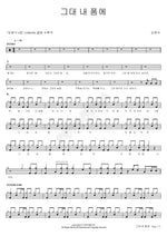 In Your Arms (그대 내품에) Kim Hyun Sik (김현식) Full Drum Transcription / Drum Sheet Music COPYDRUM
