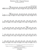 Blueberry Hill - Fats Domino drum sheet music
