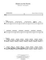 Riders on the Storm - The Doors drum sheet music
