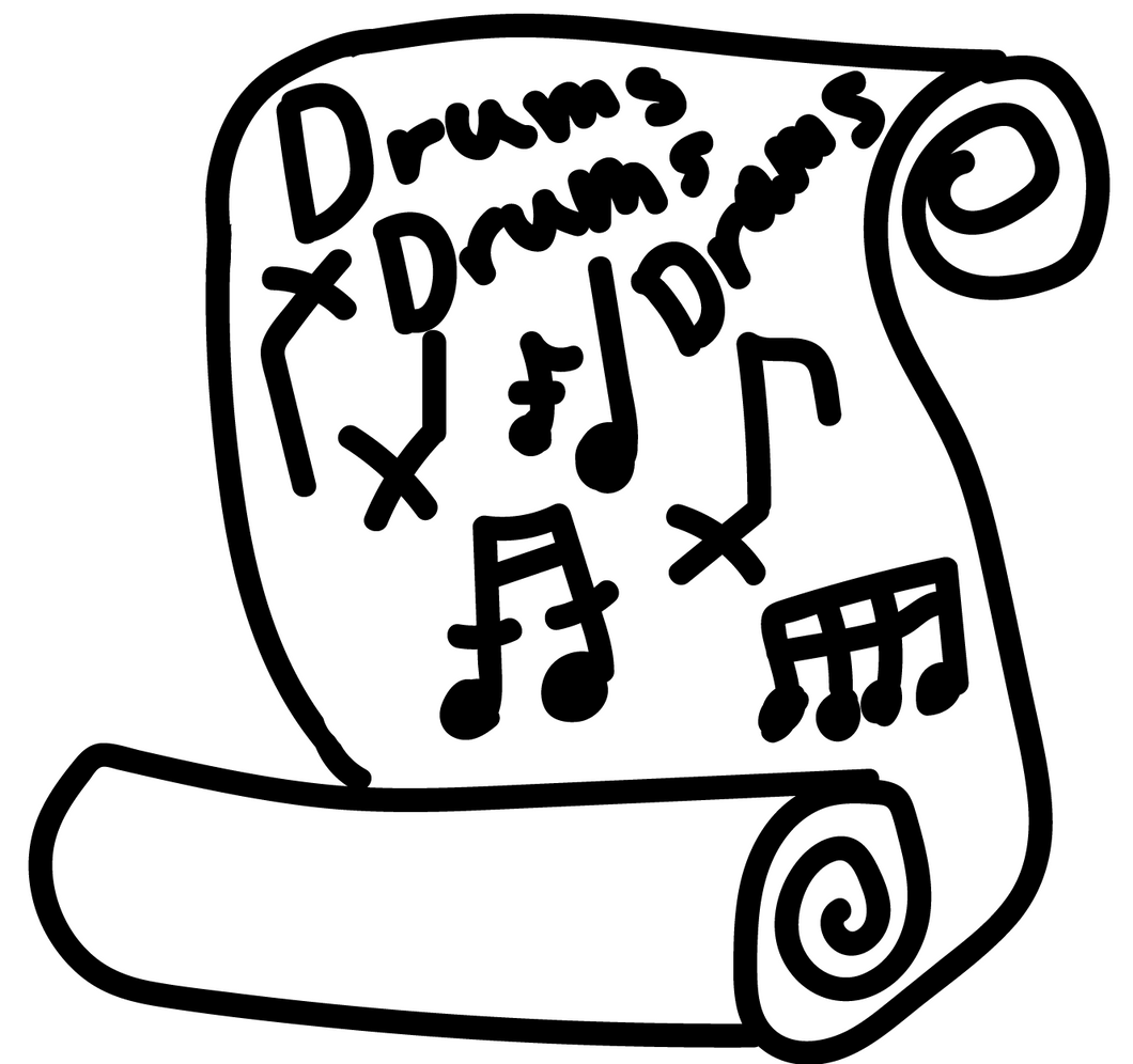 The Spirit Carries On - Dream Theater - Simplified Drum Transcription / Drum Sheet Music - Tomplay.com (Easy Level)