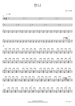 Sister (언니) 9 and the Numbers (9와 숫자들) Full Drum Transcription / Drum Sheet Music COPYDRUM