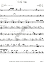 Rising Hope Lisa (織部 里沙) Full Drum Transcription / Drum Sheet Music COPYDRUM