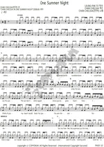 One Summer Night Chelsia Chan (陳秋霞) Full Drum Transcription / Drum Sheet Music COPYDRUM