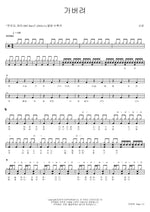 Go Away (가버려) Sion (시온) Full Drum Transcription / Drum Sheet Music COPYDRUM