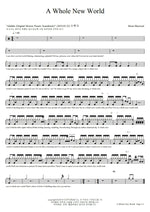 A Whole New World Mena Massoud and Naomi Scott Full Drum Transcription / Drum Sheet Music COPYDRUM