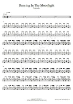 Dancing in the Moonlight Toploader Full Drum Transcription / Drum Sheet Music COPYDRUM