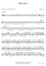 Who Am I Casting Crowns Full Drum Transcription / Drum Sheet Music COPYDRUM