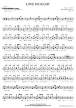 Love Me Right EXO (엑소) Full Drum Transcription / Drum Sheet Music COPYDRUM