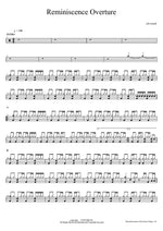 Reminiscence Overture original Sid sound Full Drum Transcription / Drum Sheet Music COPYDRUM