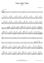 Time After Time - Ejae (이재) drum sheet music