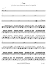 Free (Rumi & Jinu) - KPop Demon Hunters Cast drum sheet music