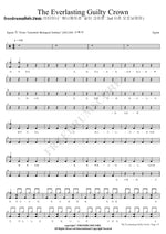 The Everlasting Guilty Crown Egoist Full Drum Transcription / Drum Sheet Music COPYDRUM