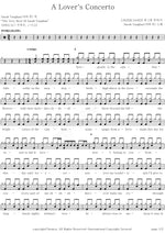 A Lover's Concerto Sarah Vaughan Full Drum Transcription / Drum Sheet Music COPYDRUM