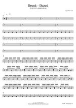 Drunk Dazed - Enhypen (엔하이픈) drum sheet music