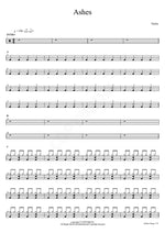 Ashes Stellar Full Drum Transcription / Drum Sheet Music COPYDRUM
