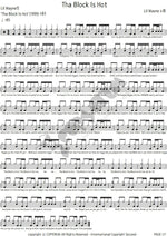 Tha Block Is Hot Lil Wayne Full Drum Transcription / Drum Sheet Music COPYDRUM
