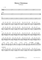 Merry Christmas (feat. Ed Sheeran) - Elton John drum sheet music