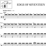 Edge of Seventeen Stevie Nicks Full Drum Transcription / Drum Sheet Music OnlineDrummer.com