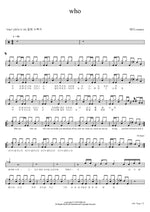 Who (who) Wetter (웨터) Full Drum Transcription / Drum Sheet Music COPYDRUM