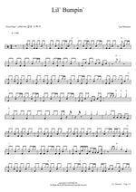 Lil Bumpin Lee Ritenour Full Drum Transcription / Drum Sheet Music COPYDRUM