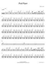 Pied Piper BTS (Bangtan Sonyeondan) (방탄소년단) Full Drum Transcription / Drum Sheet Music COPYDRUM