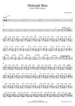 Midnight Blue - Electric Light Orchestra (ELO) drum sheet music