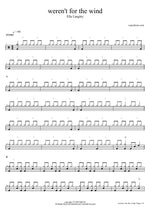 Weren't for the Wind - Ella Langley drum sheet music