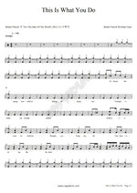 This Is What You Do (Live) (feat. William Matthews) Bethel Music Full Drum Transcription / Drum Sheet Music COPYDRUM