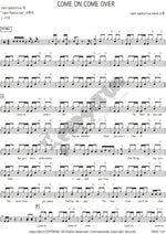 Come on, Come Over (feat. Sam & Dave) Jaco Pastorius Full Drum Transcription / Drum Sheet Music COPYDRUM