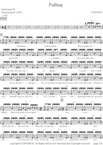 Falling Jamiroquai Full Drum Transcription / Drum Sheet Music COPYDRUM