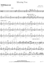 Missing You FTISLAND Full Drum Transcription / Drum Sheet Music COPYDRUM