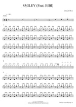 SMILEY (Feat. BIBI) YENA Full Drum Transcription / Drum Sheet Music COPYDRUM