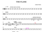 The Flame Cheap Trick Simplified Drum Transcription / Drum Sheet Music Daniel Galaz