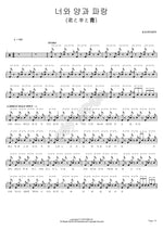 You, Sheep, and Blue (너와 양과 파랑) RADWIMPS Full Drum Transcription / Drum Sheet Music COPYDRUM