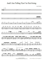 And I Am Telling You I'm Not Going Jennifer Hudson Full Drum Transcription / Drum Sheet Music COPYDRUM