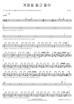 Through the Seasons (계절을 돌고 돌아) Kim Ki Tae (김기태) Full Drum Transcription / Drum Sheet Music COPYDRUM