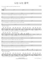 I Am Music (나는 나는 음악) Park Eun Tae (박은태) Full Drum Transcription / Drum Sheet Music COPYDRUM