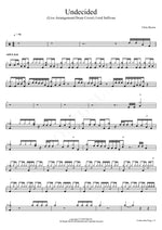 Undecided (J Rod Sullivan Drum Cover) Chris Brown Full Drum Transcription / Drum Sheet Music COPYDRUM