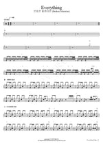 Everything (Everything) Broken Valentine (브로큰 발렌타인) Full Drum Transcription / Drum Sheet Music COPYDRUM