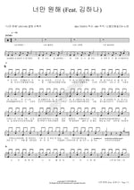 Only Want You (너만 원해) Namolla Family N (나몰라패밀리N) Full Drum Transcription / Drum Sheet Music COPYDRUM